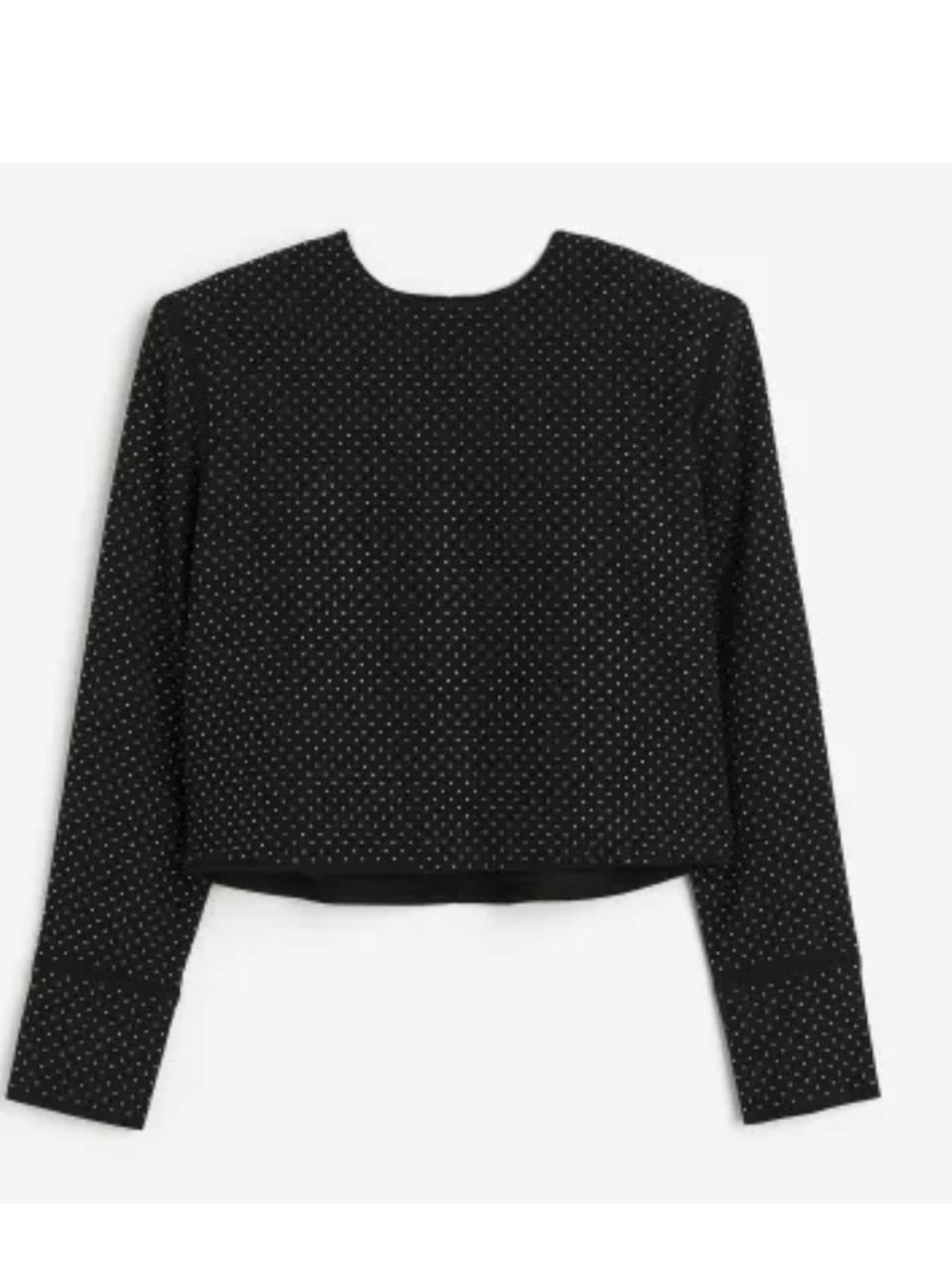 H&M Embellished rhinestone blouse